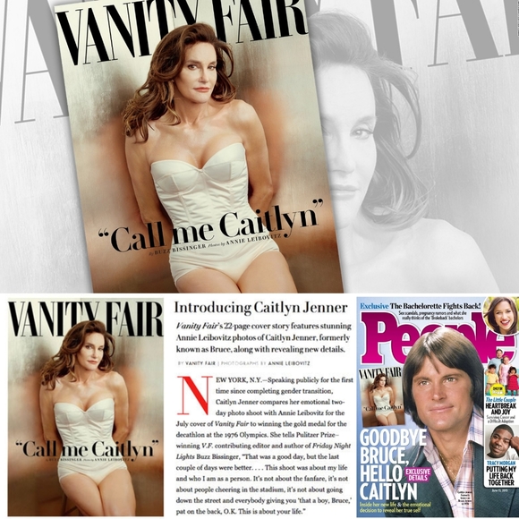 Vanity Fair 2015 July Magazine 'Call Me Caitlyn' Bruce Jenner Kardashian Qty (2) - Picture 2 of 16